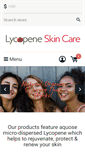 Mobile Screenshot of lycopeneskincare.com